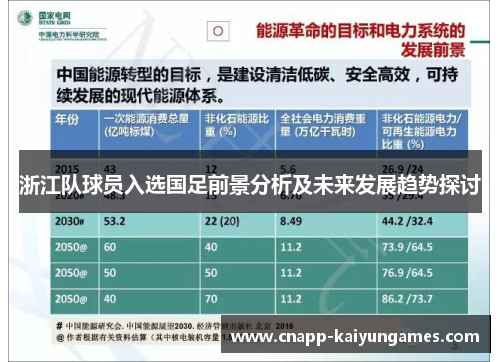 浙江队球员入选国足前景分析及未来发展趋势探讨