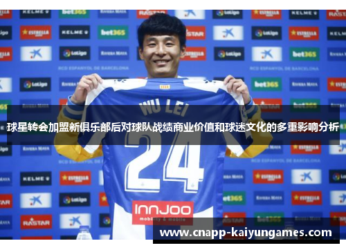 球星转会加盟新俱乐部后对球队战绩商业价值和球迷文化的多重影响分析
